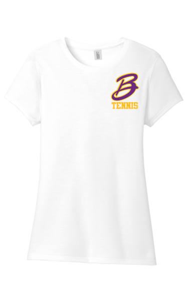 Ladies Crew neck Tri Blend tee-BBT25