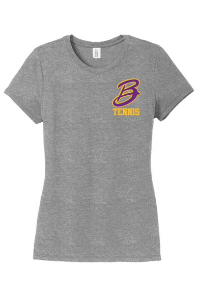 Ladies Crew neck Tri Blend tee-BBT25