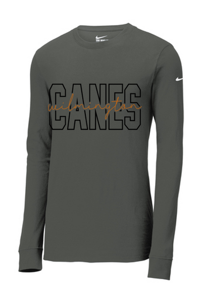 Adult NIKE Dri fit Long Sleeve Tee-WDP24