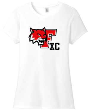 Ladies Tri-blend Tee-FXC24