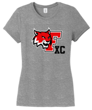 Ladies Tri-blend Tee-FXC24