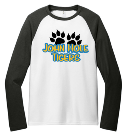 Unisex Tri-Blend Long Sleeve Colorblock Raglan - JHM24