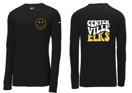 Adult NIKE Dri fit Long Sleeve Tee-PVS24