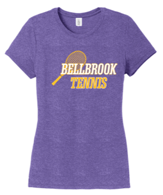 Ladies Crew neck Tri Blend tee-BBT25