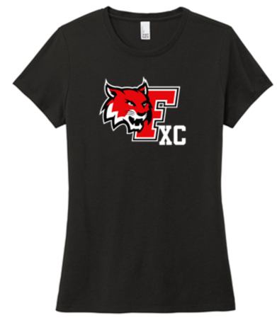 Ladies Tri-blend Tee-FXC24