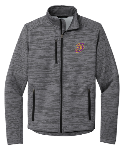 Unisex Stripe Fleece Jacket -BBT25