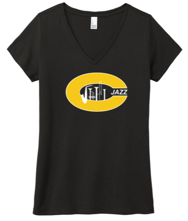 Ladies cut V-neck tee - CJAZZ25