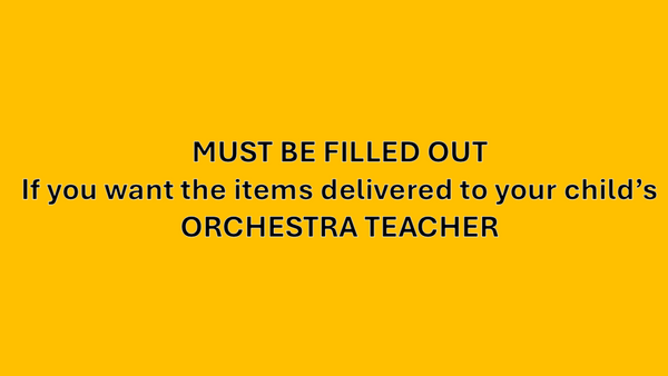 REQUIRED information FOR ORCHESTRA DELIVERY - ORCHC24