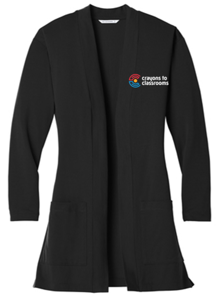 Ladies Concept Long Pocket Cardigan - CTC24