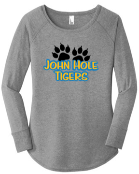 Ladies long sleeve triblend tee - JHM24