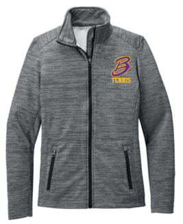 Ladies Full Zip Stripe Fleece Jacket -BBT25