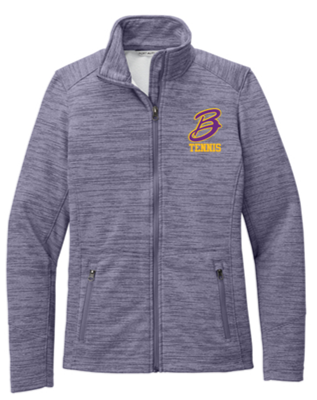 Ladies Full Zip Stripe Fleece Jacket -BBT25