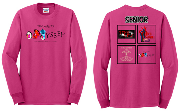 Senior OR Senior PARENT Jerzees® - Dri-Power® 50/50 Cotton/Poly Long Sleeve T-Shirt  - CCG25